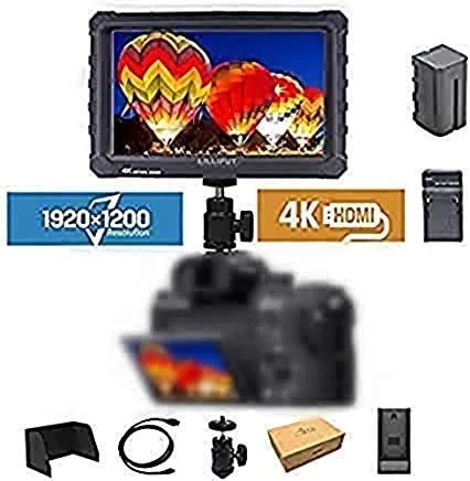 LILLIPUT A7S 7 "1920x1200 IPS pantalla cámara campo monitor 4K HDMI entrada salida vídeo para cámara DSLR sin espejo Sony A7S II A6500 Panasonic GH5