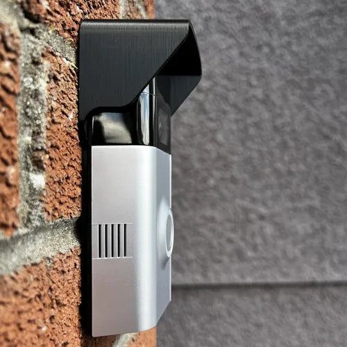 Vista 7 de RingDoorbell 1/2/3/4 2ª Gen y 3 Plus Cubierta Capucha para Lluvia y Sol Escudo Climático Protector contra Deslumbramiento Sin Perforación Necesaria