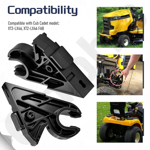 Vista 4 de Ohoho Paquete de 2 soportes de pivote de capó 731-10069D compatibles con cortacésped Cub Cadet / MTD - Compatible con los modelos: GT XT1 XT2 50