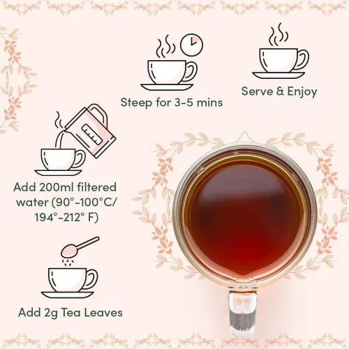 Vista 7 de VAHDAM, Paquete de té variado, 15 SABORES Muestrario de té premiado Té negro, té verde, té oolong, té chai, té de hierbas - Bolsas de té
