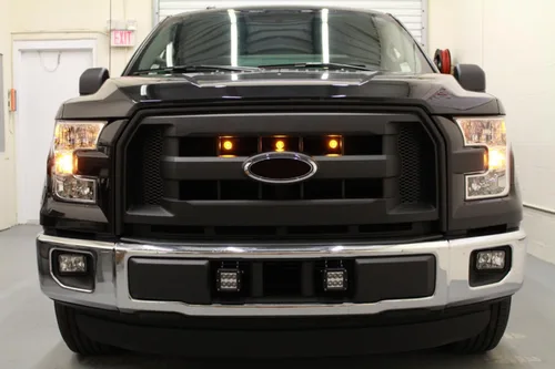 Vista 5 de Juego de luces ledes de rejilla Starkey Products, color ámbar, estilo Raptor, para Ford F-150