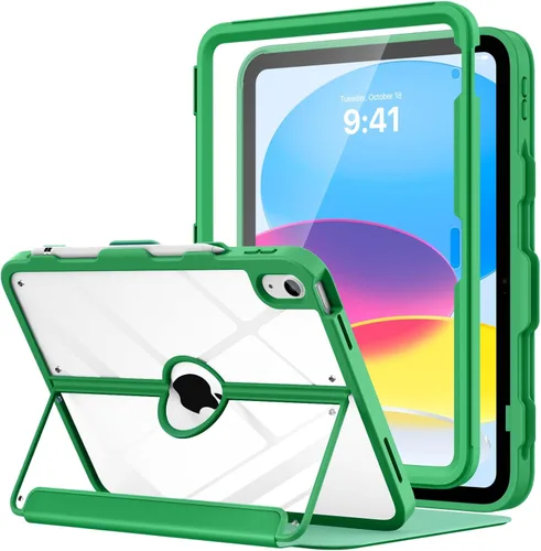 Vista 21 de MoKo Funda para iPad de 11 pulgadas (A16) de 11ª generación 2025/iPad de 10ª generación con soporte para lápices 2022 de 10.9 pulgadas, protector