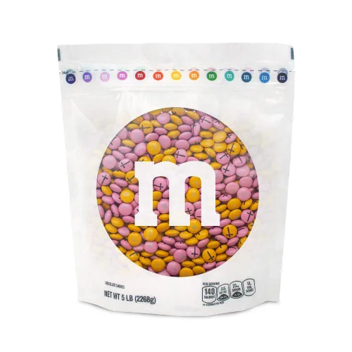 Vista 8 de M&M'S Caramelo de ceremonia religiosa de chocolate con leche, 5 libras de dulces a granel con imágenes prediseñadas de cruz impresa, perfecto