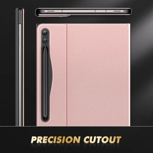 Vista 5 de INFILAND Funda para Galaxy Tab S10+ Plus 2024, S9+ Plus, S9 FE Plus, funda de soporte multiángulo compatible con Samsung Tab S10 Plus/S9 Plus/S9 FE