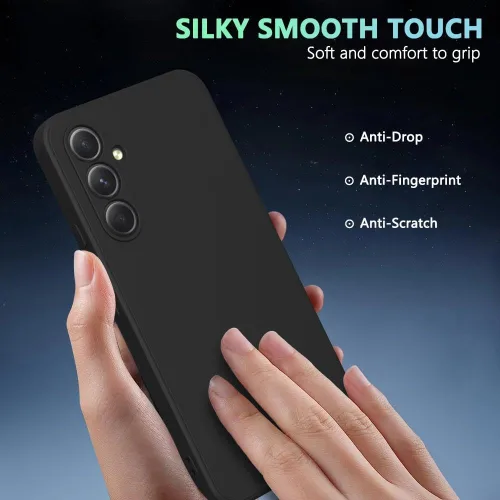 Vista 772 de Funda para Samsung Galaxy Note 8, color negro, resistente a los arañazos con tacto suave, delgada funda delgada para Samsung Galaxy Note 8