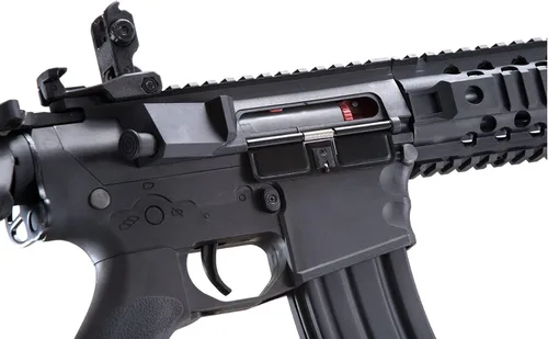 Vista 9 de Lancer Tactical Engranaje de metal completo LT-12 con cuerpo de polímero de riel de flotador libre Lt-12B