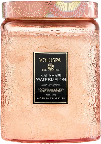 Vista 16 de Voluspa Latte de calabaza especiada, tarro de vela grande, 18 onzas, 100 horas de tiempo de combustión, mechas totalmente naturales y cera de coco