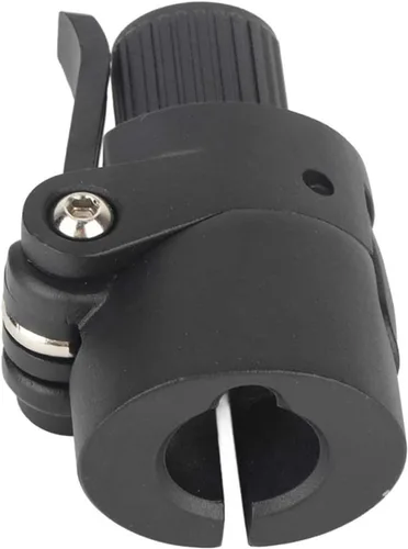 Vista 7 de Qiilu Poste plegable para M365, aleación de aluminio, negro, repuesto de repuesto