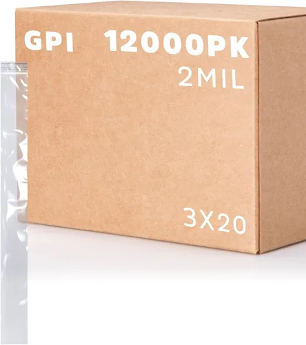 Vista 39 de Bolsas con cremallera de 2 x 8 pulgadas de largo, paquete de 100 bolsas de plástico transparente con cierre con cremallera, 2 mil de grosor, bolsas