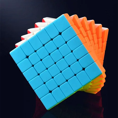 Vista 5 de LiangCuber QY Qifan S 6x6 Speed Cube Sin Pegatinas QiFan S2 Cubo Mágico 6x6x6 Cubos de Rompecabezas Juguete
