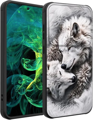 Vista 19 de Funda para Galaxy A36 5G/A56 5G con cubierta de cámara deslizante, resistente de doble capa híbrida a prueba de golpes, funda protectora resistente