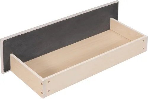 Vista 78 de Sofá cama de tamaño individual con 2 cajones y barandilla rústica, cama de plataforma capitán de madera con soporte de listones resistente, sofá