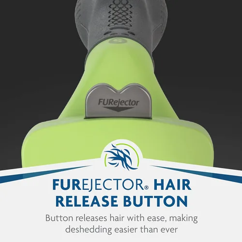 Vista 8 de FURminator - Herramienta de eliminación de pelaje y champú premium para perros, elimina el pelo suelto, combate el exceso de desprendimiento