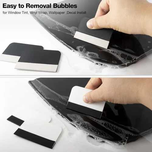 Vista 7 de Gomake 10 piezas de papel tapiz de vinilo para alisar la pantalla pretector para eliminar burbujas de aire o quitar calcomanías de vidrio
