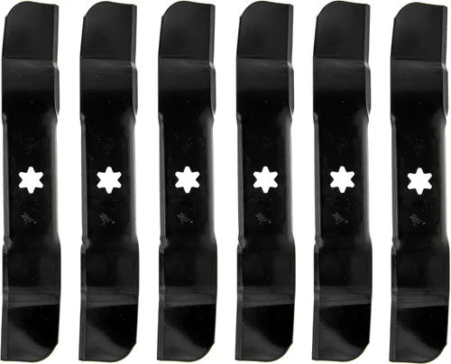 CUB CADET 742-05130-0637 Cortacésped de césped de 28 pulgadas con cuchilla CC600 de 14.2 pulgadas, paquete de 6
