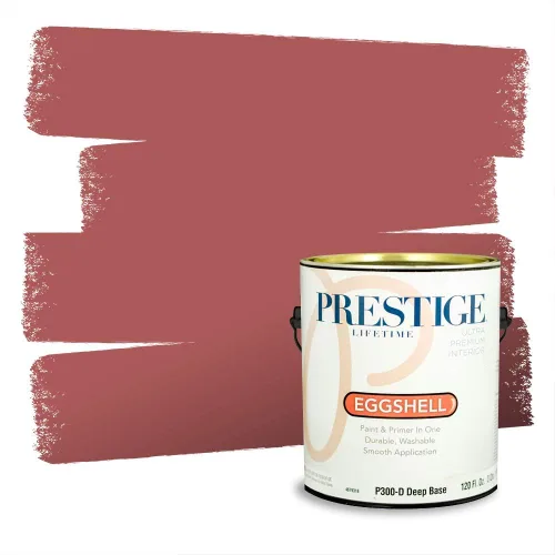 Vista 553 de Prestige Paints Pintura exterior e imprimación en uno, 1 galón, plano, coincidencia comparable de Valspar* Amber Rose*