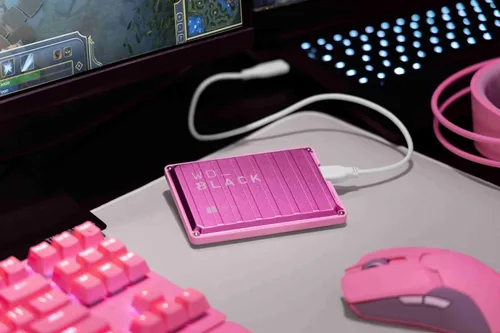 Vista 4 de WD_BLACK 2TB Pink P10 Game Drive - Disco duro externo portátil, compatible con PlayStation, Xbox y PC - WDBA2W0020BPK-WES1
