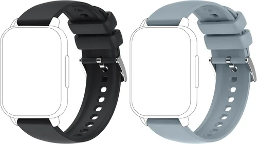Vista 2 de Popglory Correas de reloj inteligente P66 de 0.866 in, correas de repuesto ajustables para reloj inteligente, correas de reloj de liberación rápida