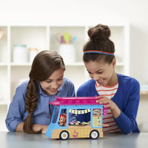 Vista 4 de My Little Pony Por ejemplo, Minis Sunset Shimmer Camión de sushi