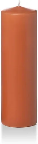 Vista 107 de Yummi - Velas redondas de pilar blancas de 3 pulgadas x 4 pulgadas, 3 por paquete