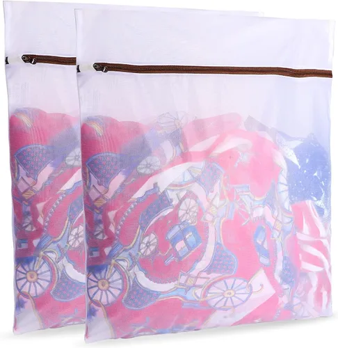Vista 14 de GOGOODA - 2 bolsas de malla para lavandería multiusos, para zapatos, tenis, zapatos planos, etc