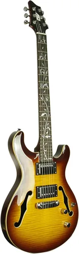 Vista 2 de ivy Guitarra Acústico-Eléctrica de 6 Cuerdas, Derecha, Tobacco Sunburst (IPF-300 TSB)