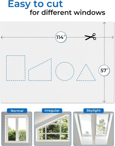 Vista 4 de Sumobaby Cortinas opacas para dormitorio, 114 x 57 pulgadas, cortinas opacas portátiles sin taladrar con cintas mágicas resistentes al calor