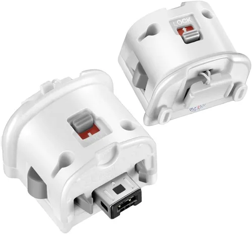 Vista 7 de Paquete de 2 adaptadores Wii Motion Plus, con funda de silicona para control remoto Wii, controlador de sensor remoto externo de movimiento Plus Wii