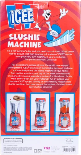 Vista 5 de Fizz Creations ICEE Slushie Machine - Máquina de bebidas congeladas para granizados, bebidas congeladas DIY, fiestas, niños, fácil de usar, compacta