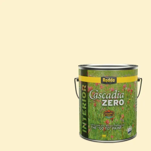 Vista 130 de Rodda Paint CASCADIA XL Pintura e imprimación satinada exterior en uno, cuarto de galón, Costa de Marfil