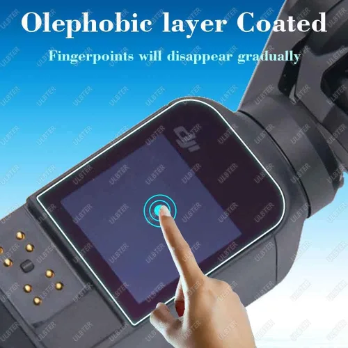 Vista 4 de Protector de pantalla de lente para DJI Osmo Pocket 2 / Pocket 1 [2+2 unidades] Negro Blanco, Osmo Pocket II 0.012 in 9H Dureza Cubierta de vidrio