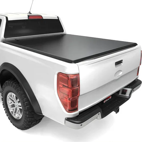 Vista 11 de Funda enrollable suave para cama de camioneta de 5.5' (67") compatible con Ford F-150 de 5.5 pies de 2004 a 2026 Vinilo duradero e impermeable