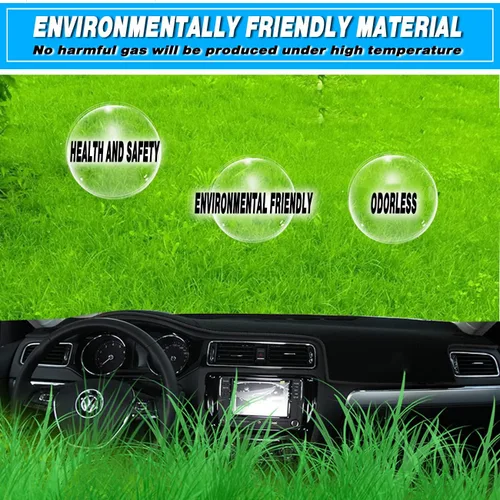 Vista 5 de TUCAREST Funda para salpicadero Compatible con 2014-2020 Nissan Rogue (T32) / 2017-2022 Rogue Sport S (No Rogue Select) Alfombrilla antideslizante