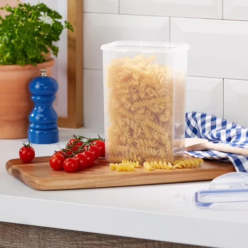 Vista 11 de Lock & Lock Almacenamiento de alimentos rectangular hermético, Sencillo