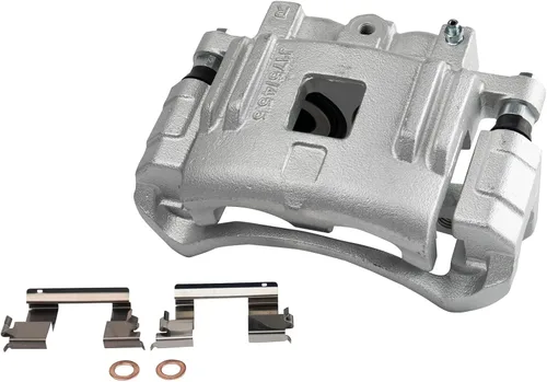 Vista 3 de TRQ Pinza de rotor de rendimiento de almohadilla de cerámica delantera y líquidos compatibles con Chevrolet GMC Isuzu