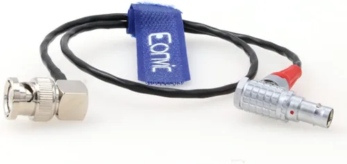 Vista 2 de Eonvic Ambient Lockit Dispositivos de código de tiempo Cable BNC 0B ángulo recto 5 pin a BNC para ARRI Alexa