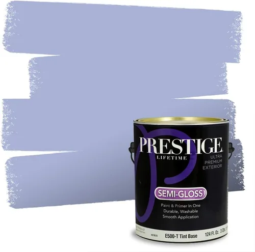 Vista 256 de Prestige Paints. - Base y pintura para exteriores en un solo galón, 1 galón. plano, comparable con Sherwin Williams Topsail.