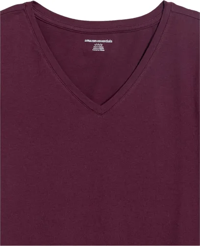 Vista 8 de Tienda Essentials Women's Regular-Fit Short-Sleeve T-Shirt (Crewneck and V-Neck Options), Multipacks