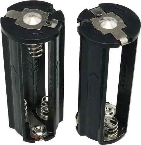 Vista 4 de Soporte de batería AAA, 5 unidades, 3 x 1.5 V, conexión de la serie AAA, adaptador de almacenamiento de batería cilíndrica