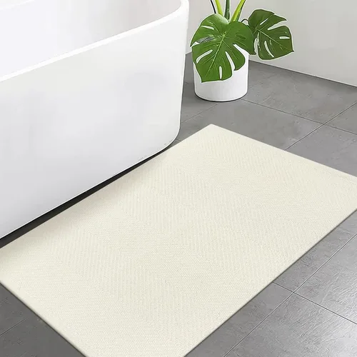 Vista 62 de LEEVAN Alfombra de Pasillo de Cocina Lavable, 2' x 4.3' Alfombras de Baño Bohemias de Algodón Tostado Reversible para Entrada, Alfombra de Pasillo