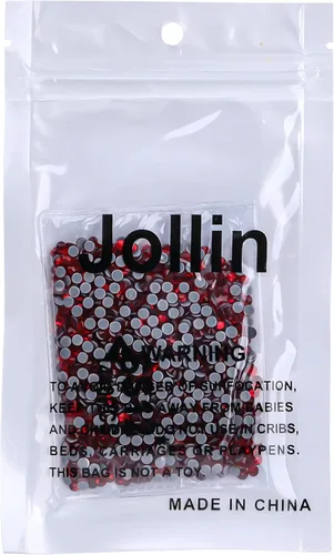 Vista 168 de Hot Fix - Diamantes de imitación de cristal con parte trasera plana, gemas de diamantes de 0.089 pulgadas (6ss 2880 piezas, Jet AB)