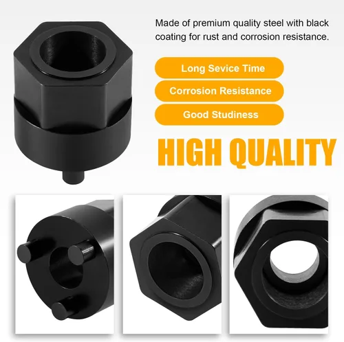 Vista 4 de Herramienta de extracción de cubo de embrague de compresor de A/C, no necesita llave de impacto para buje de transmisión de compresores sin embrague