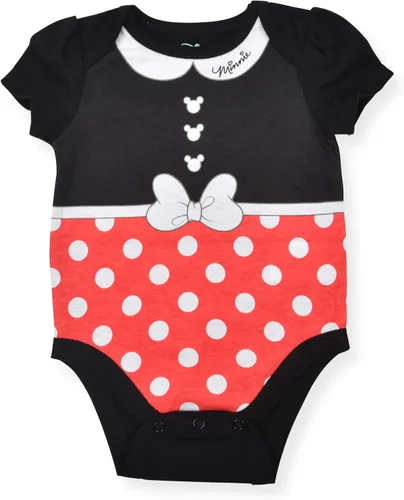 Vista 4 de Disney Minnie Mouse Fabulous - Paquete de 5 mamelucos para niñas recién nacidas, bebés y bebés