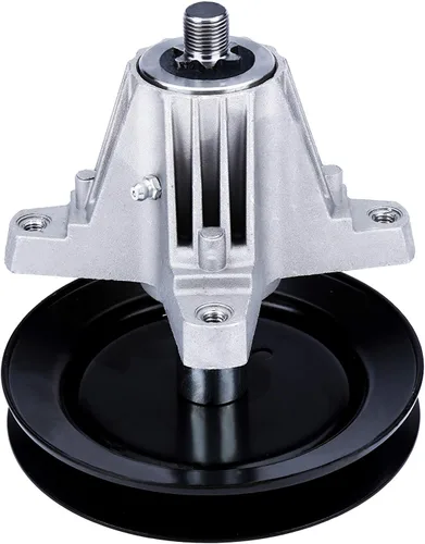 Vista 8 de Conjunto de husillo de repuesto con polea - Compatible con cortacéspedes MTD, Troy-Bilt y Cub Cadet de cubierta de 42 pulgadas - Reemplaza