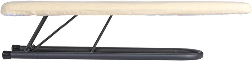 Vista 4 de Household Essentials Tabla de planchar con funda para accesorios, parte superior de plástico, almohadilla de espuma y funda de algodón natural