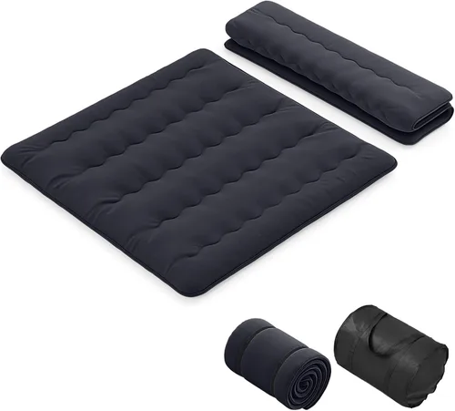 Vista 13 de KOMFOTT Colchón japonés de suelo, colchón futón enrollable de 4 pulgadas con funda lavable y bolsa de almacenamiento, colchón portátil