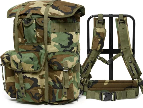 Vista 14 de MT Mochila Militar Alice Pack Mediana del Ejército de Supervivencia Combate ALICE Rucksack Backpack