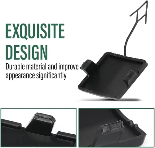 Vista 6 de LQI Cubierta para parachoques delantero compatible con Dodge Journey 2011 2012 2013 2014 2015 2016 1TX87TZZAB