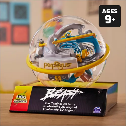 Vista 2 de Perplexus Beast 3D Juego de Laberinto de Gravedad Rompecabezas de Cerebro Juguetes de Maniobra Puzzle Ball, Artículos de Alivio de Ansiedad, Cosas