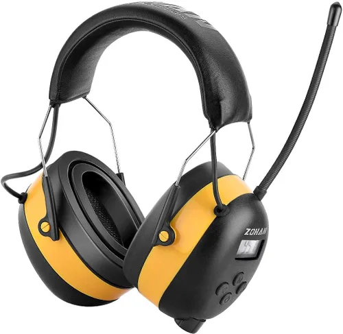 Vista 12 de ZOHAN AM/FM Radio Headphone with Digital Display,Ear Protection Noise Reduction Earmuffs,Comfortable Hearing Protector